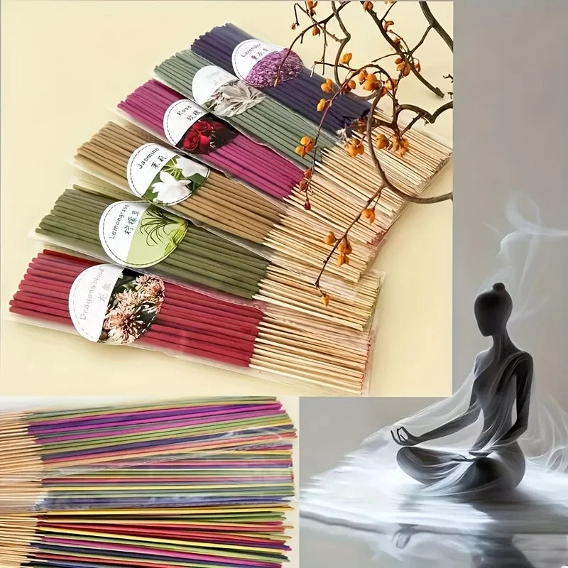 6 Sets of Approximately 126 High-Quality Incense Sticks - Including