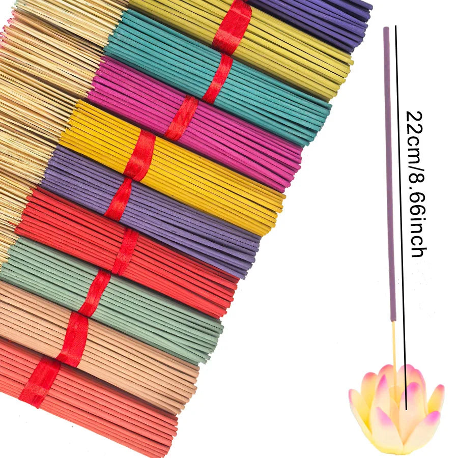 7 Sets of 140 Incense Sticks, Available in Four Seasonal Sets: Rose,