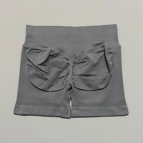 HISTELLO Sports Shorts 4.5" Women Yoga Shorts Seamless Low Waist