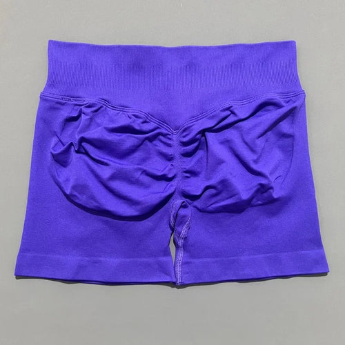 HISTELLO Sports Shorts 4.5" Women Yoga Shorts Seamless Low Waist
