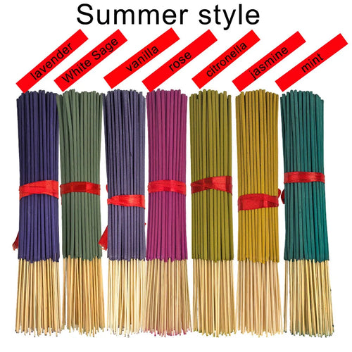 7 Sets of 140 Incense Sticks, Available in Four Seasonal Sets: Rose,