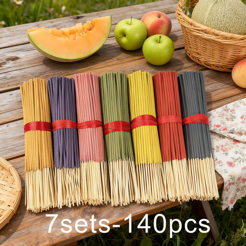 7 Sets of 140 Incense Sticks, Available in Four Seasonal Sets: Rose,