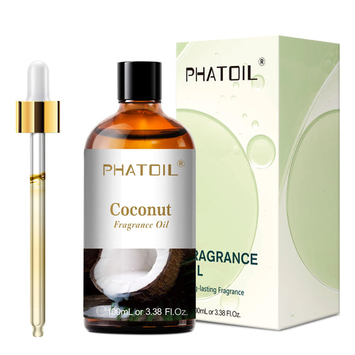 PHATOIL 100ml Aromatherapy Fragrance Oil Coconut & Vanilla Strawberry