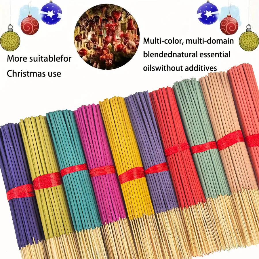 7 Sets of 140 Incense Sticks, Available in Four Seasonal Sets: Rose,