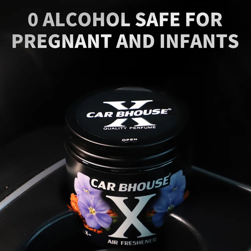 Car Air Freshener Solid Cologne Lavender Lemon Auto Accessories