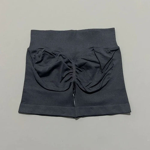 HISTELLO Sports Shorts 4.5" Women Yoga Shorts Seamless Low Waist
