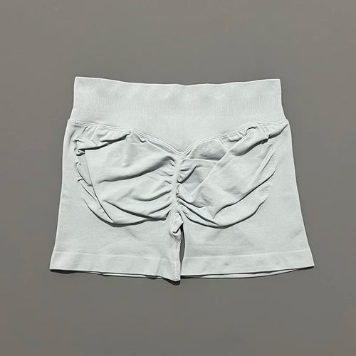 HISTELLO Sports Shorts 4.5" Women Yoga Shorts Seamless Low Waist